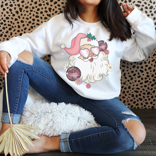 Pink Disco Santa