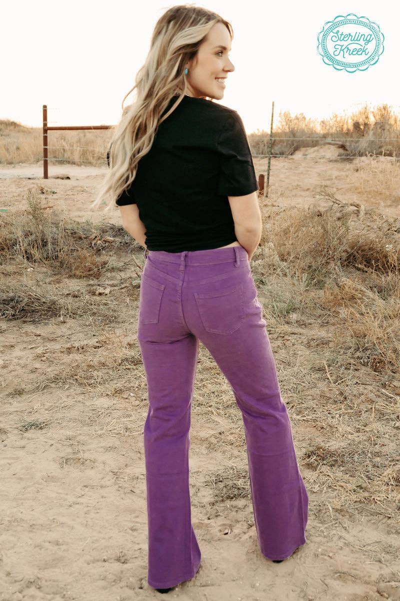 WALKING WEST DENIM PURPLE LONG