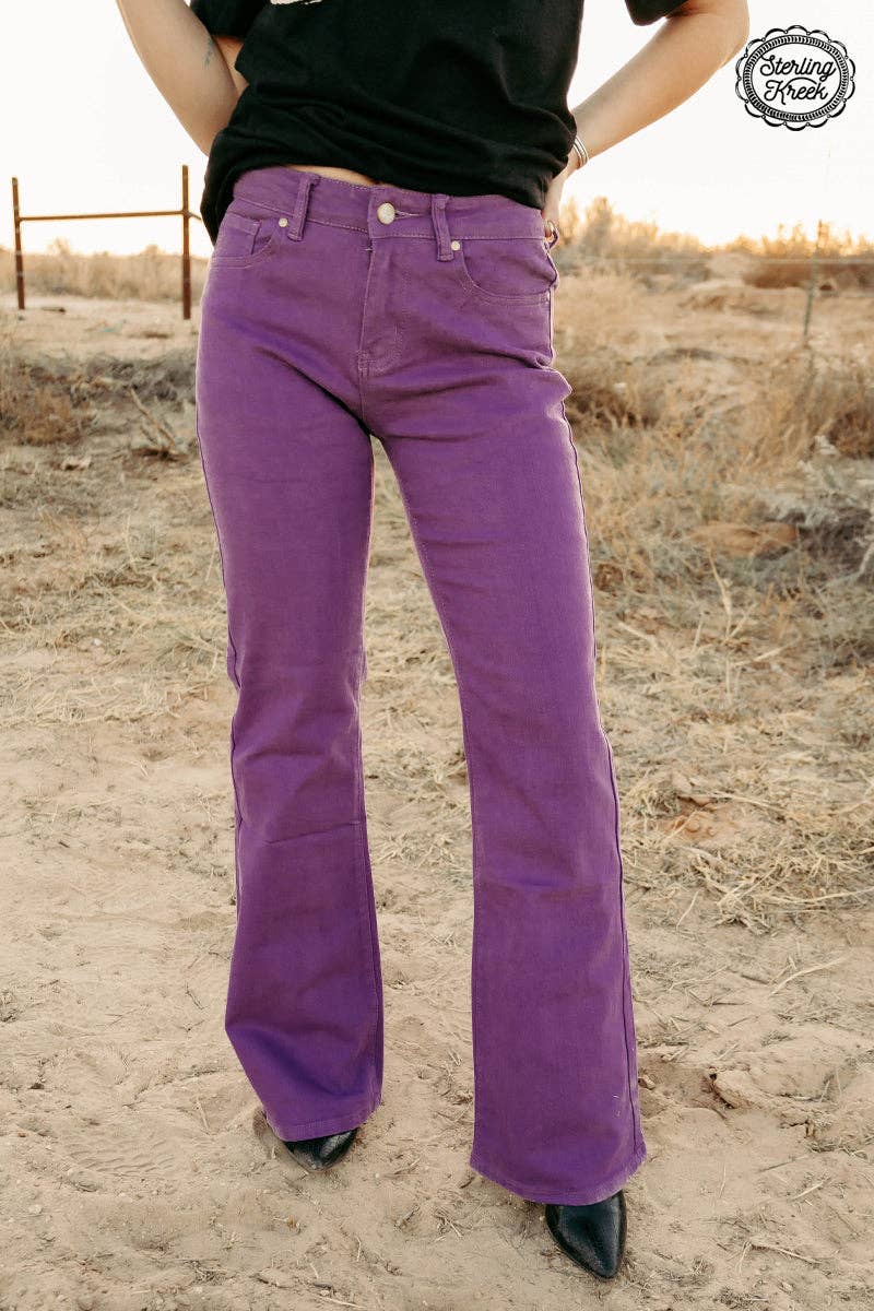 WALKING WEST DENIM PURPLE LONG