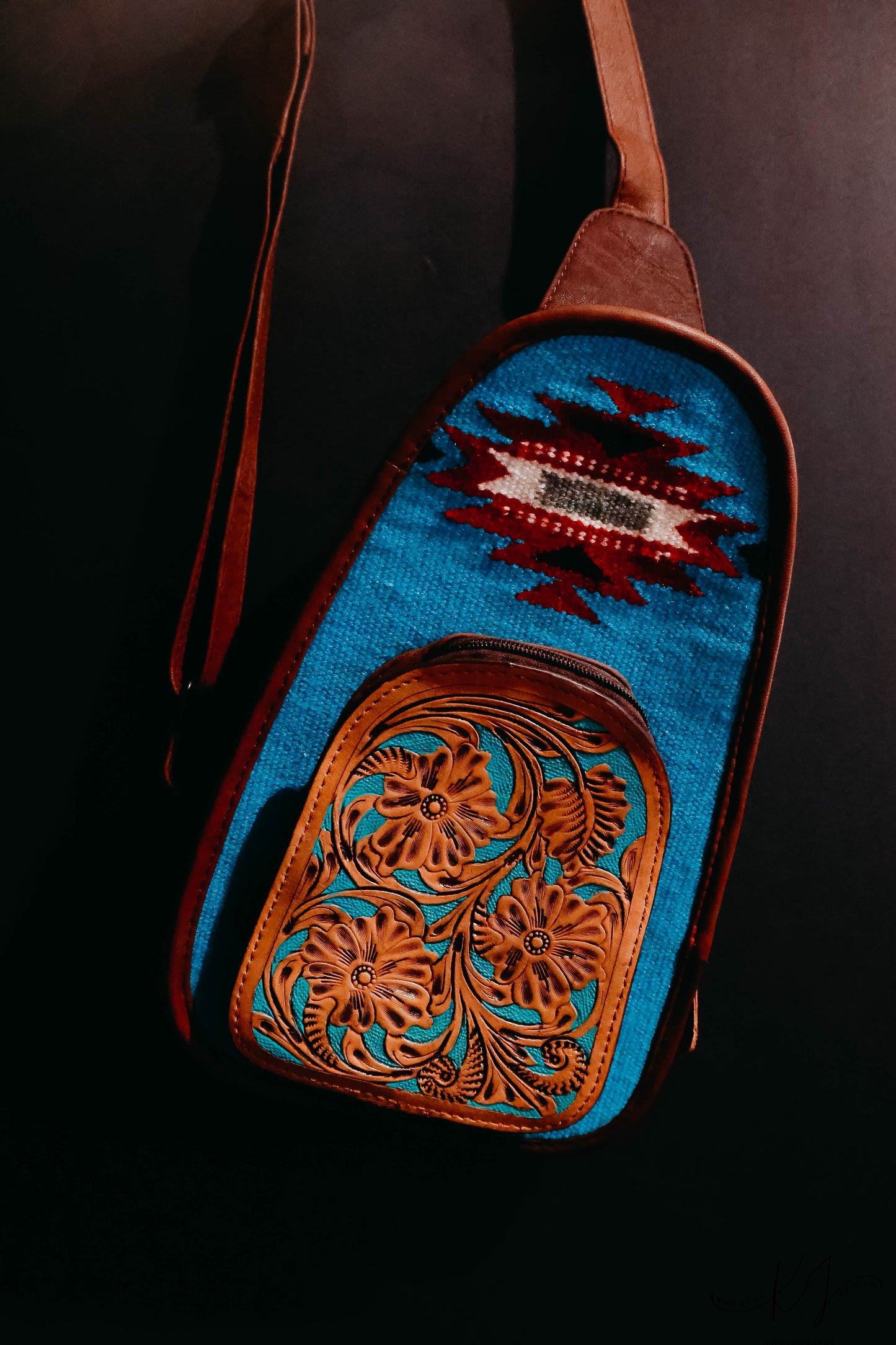 Leather Backpack Crossbody