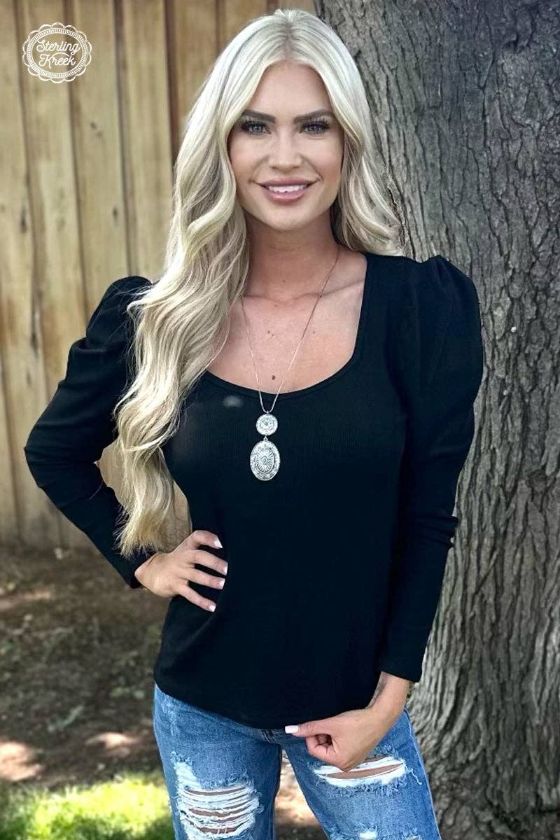 Something Classy Black Top